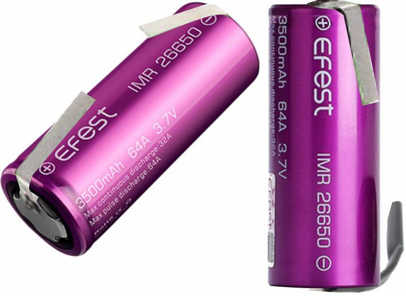Bateria Efest 3.5A con Lengueta